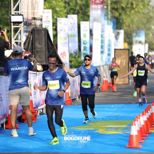 Race photo from BOGORUN 2026
