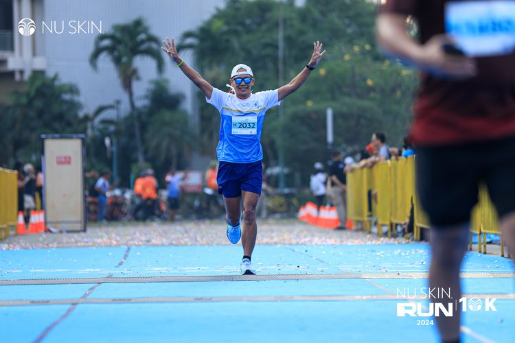 Race photo from Nu Skin Run 10K