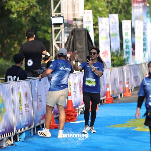 Race photo from BOGORUN 2026