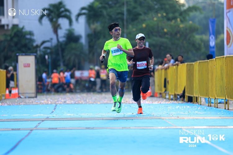 Race photo from Nu Skin Run 10K
