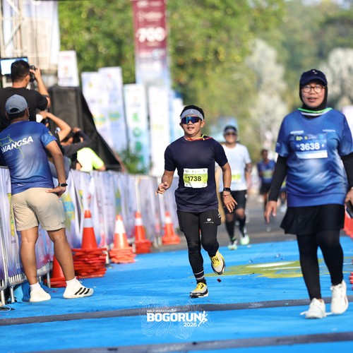 Race photo from BOGORUN 2026