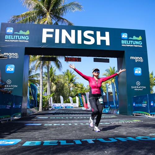 Race photo from Belitung Multisport Festival