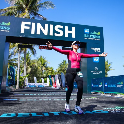 Race photo from Belitung Multisport Festival