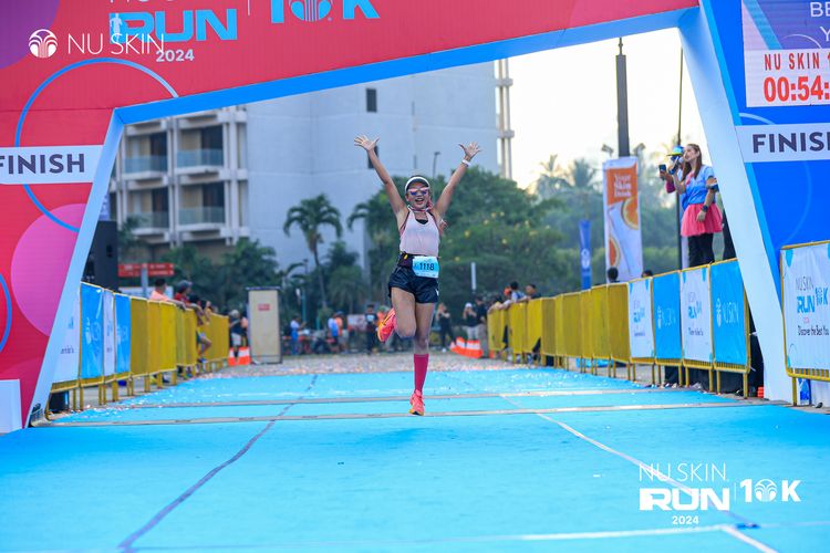 Race photo from Nu Skin Run 10K