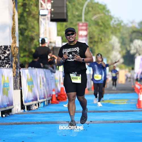 Race photo from BOGORUN 2026