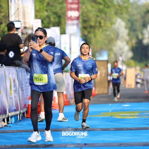 Race photo from BOGORUN 2026