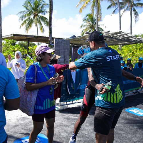 Race photo from Belitung Multisport Festival