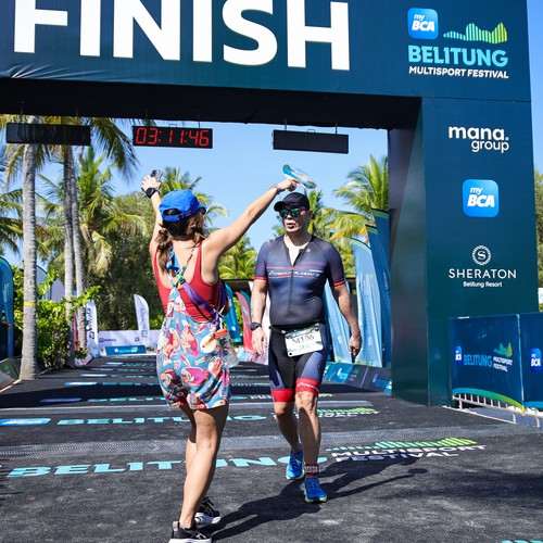 Race photo from Belitung Multisport Festival