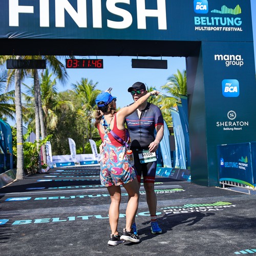 Race photo from Belitung Multisport Festival