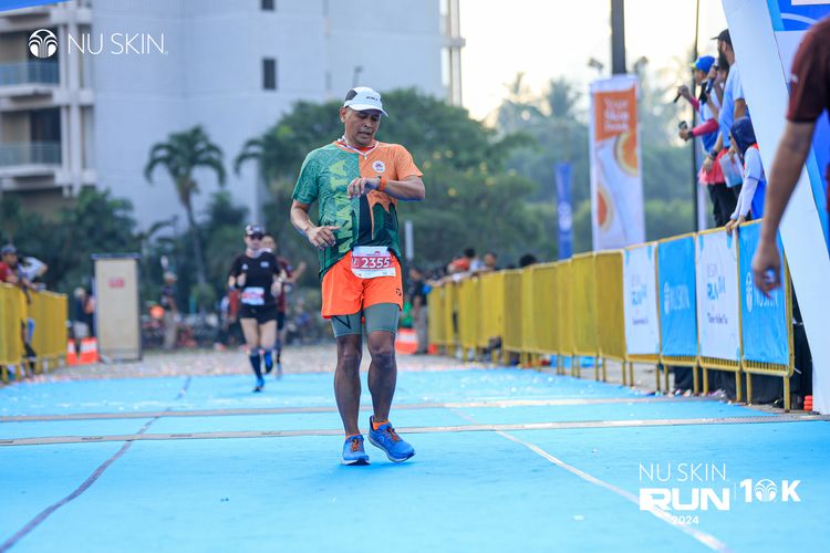 Race photo from Nu Skin Run 10K