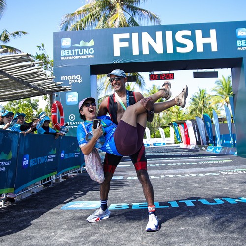 Race photo from Belitung Multisport Festival