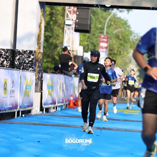 Race photo from BOGORUN 2026
