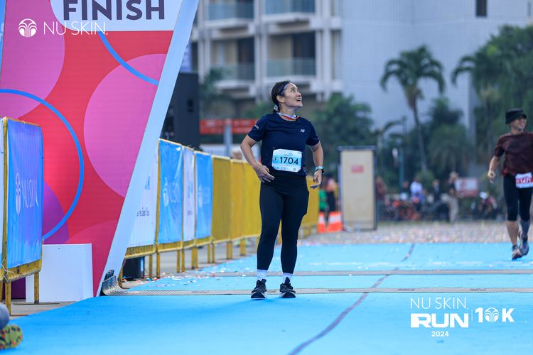 Race photo from Nu Skin Run 10K