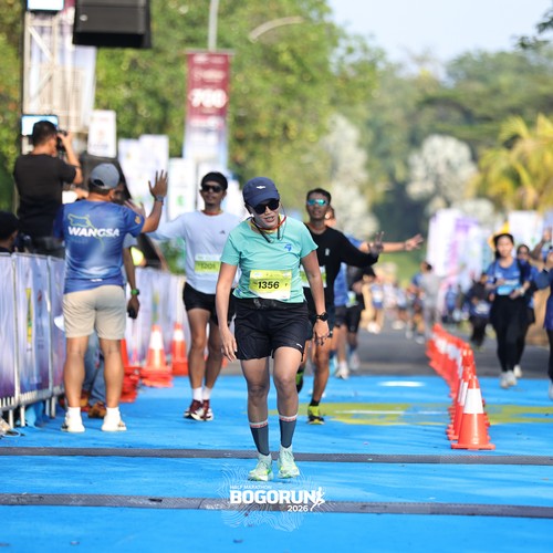 Race photo from BOGORUN 2026