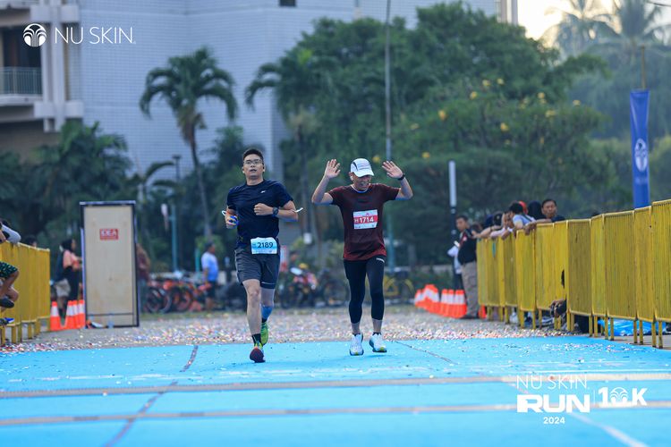 Race photo from Nu Skin Run 10K