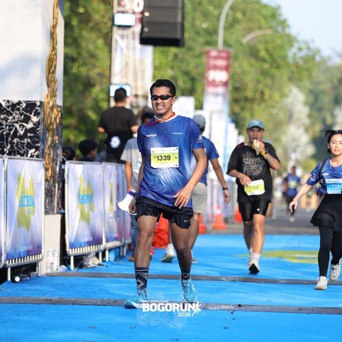 Race photo from BOGORUN 2026
