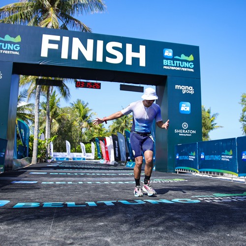 Race photo from Belitung Multisport Festival