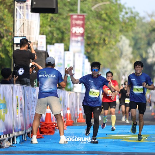 Race photo from BOGORUN 2026