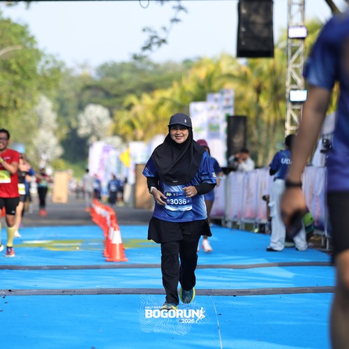 Race photo from BOGORUN 2026