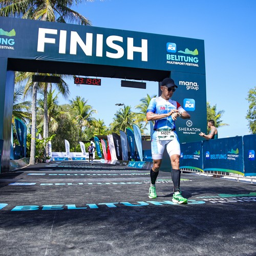 Race photo from Belitung Multisport Festival