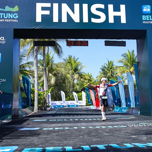 Race photo from Belitung Multisport Festival