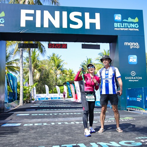 Race photo from Belitung Multisport Festival
