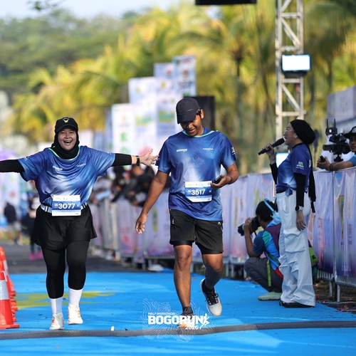 Race photo from BOGORUN 2026