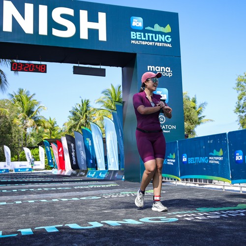 Race photo from Belitung Multisport Festival