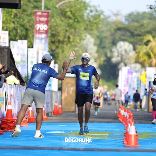 Race photo from BOGORUN 2026