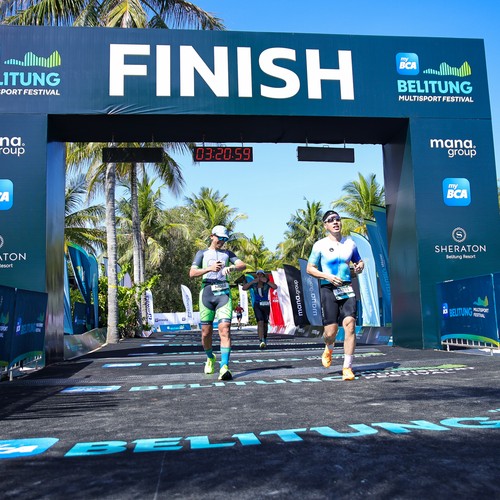 Race photo from Belitung Multisport Festival