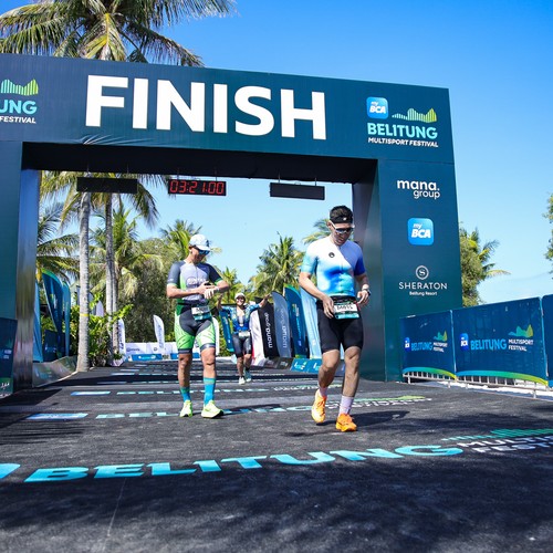 Race photo from Belitung Multisport Festival
