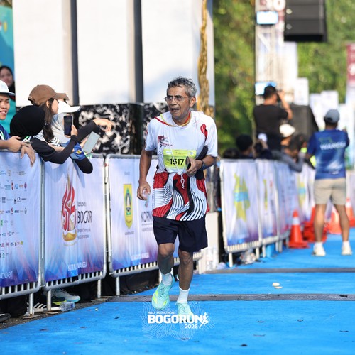 Race photo from BOGORUN 2026