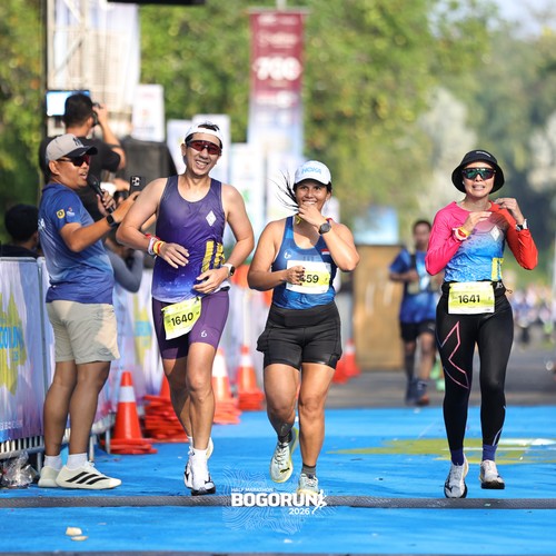 Race photo from BOGORUN 2026