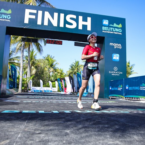 Race photo from Belitung Multisport Festival