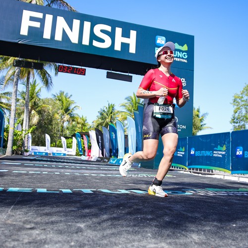Race photo from Belitung Multisport Festival