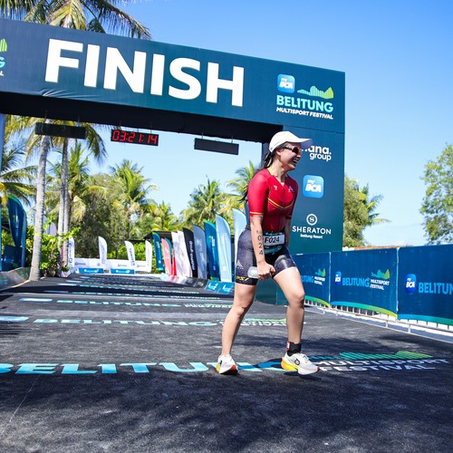 Race photo from Belitung Multisport Festival