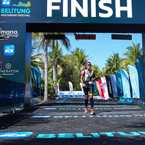Race photo from Belitung Multisport Festival