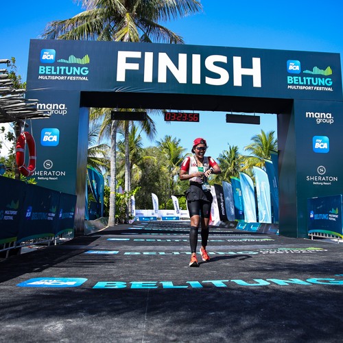 Race photo from Belitung Multisport Festival