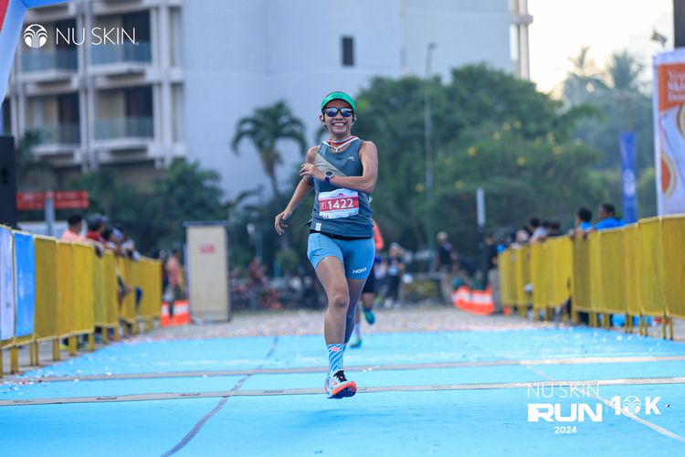 Race photo from Nu Skin Run 10K