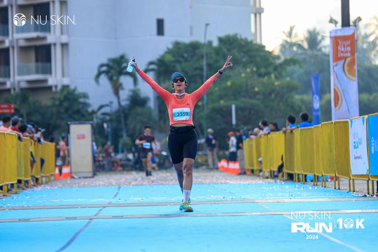 Race photo from Nu Skin Run 10K