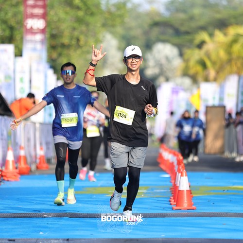 Race photo from BOGORUN 2026
