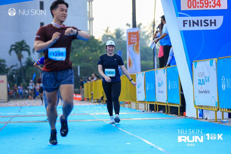Race photo from Nu Skin Run 10K