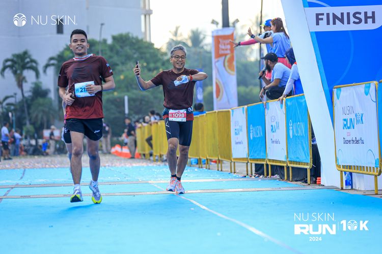Race photo from Nu Skin Run 10K