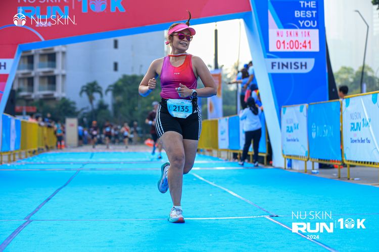 Race photo from Nu Skin Run 10K