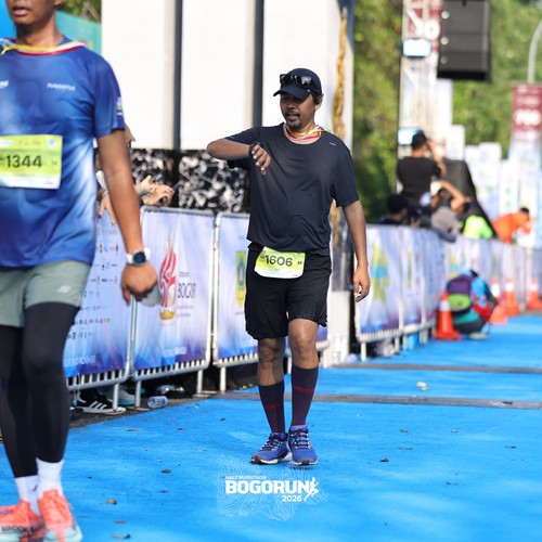 Race photo from BOGORUN 2026