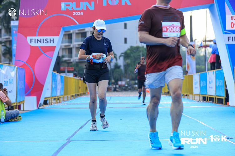 Race photo from Nu Skin Run 10K