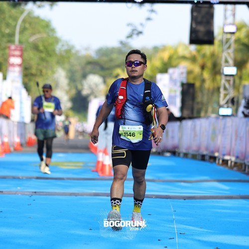 Race photo from BOGORUN 2026