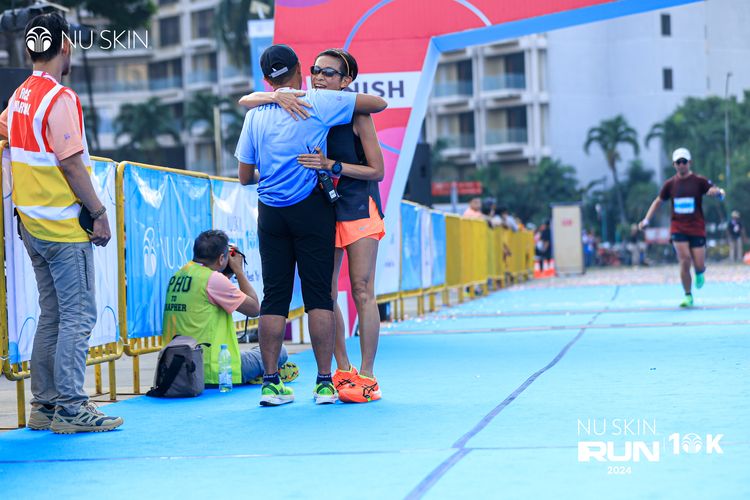 Race photo from Nu Skin Run 10K