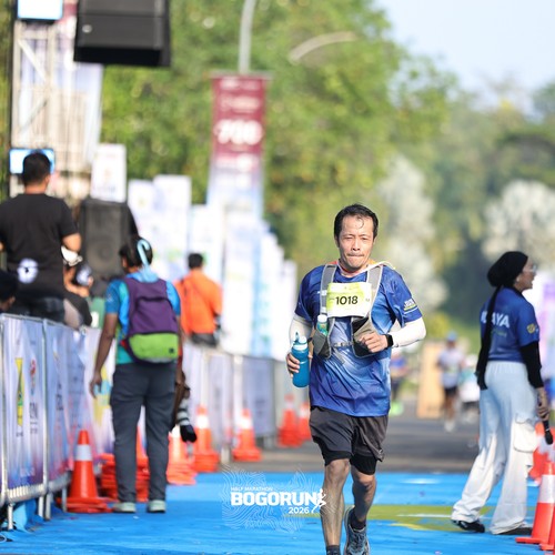 Race photo from BOGORUN 2026