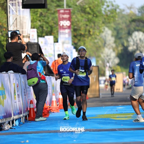 Race photo from BOGORUN 2026